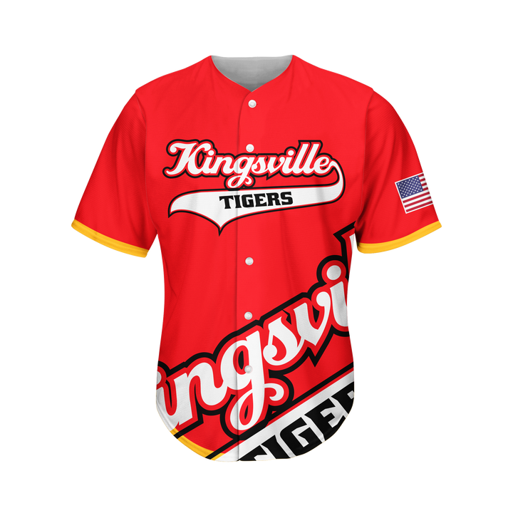 Full Button Baseball Jersey