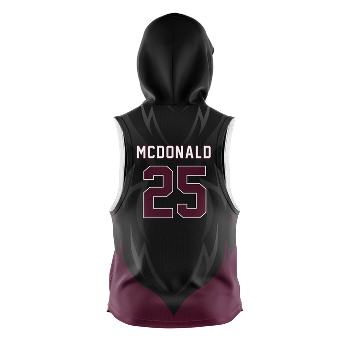 Men's Sleeveless Gaiter Hoodie