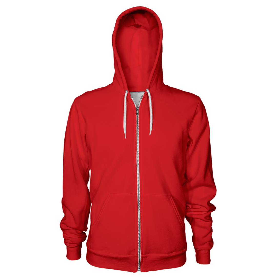 Unisex Zip-Up Pullover Hoodie