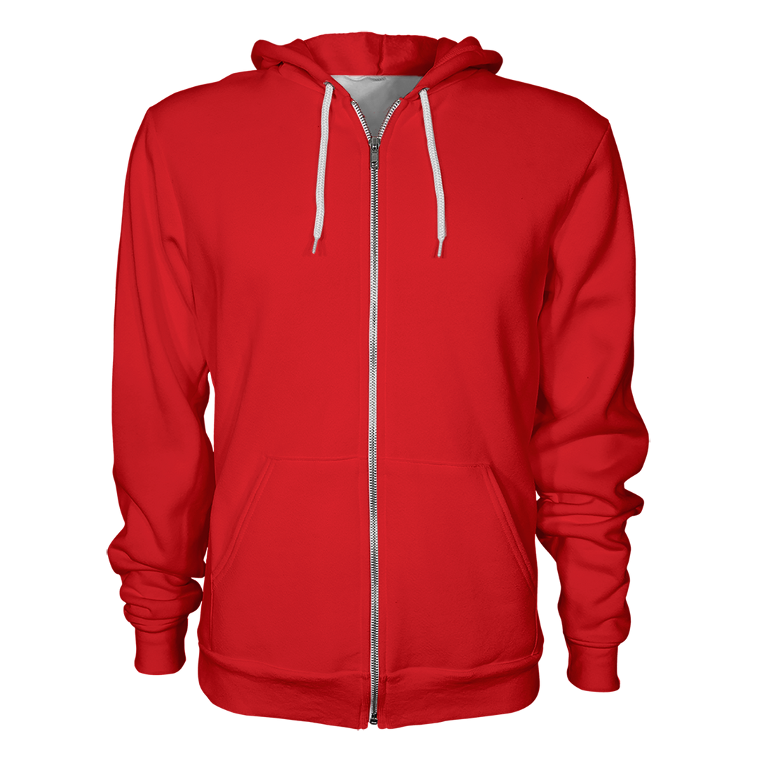 Unisex Zip-Up Pullover Hoodie