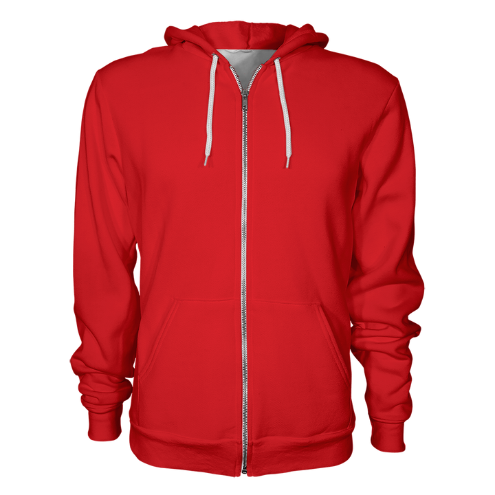 Unisex Zip-Up Pullover Hoodie