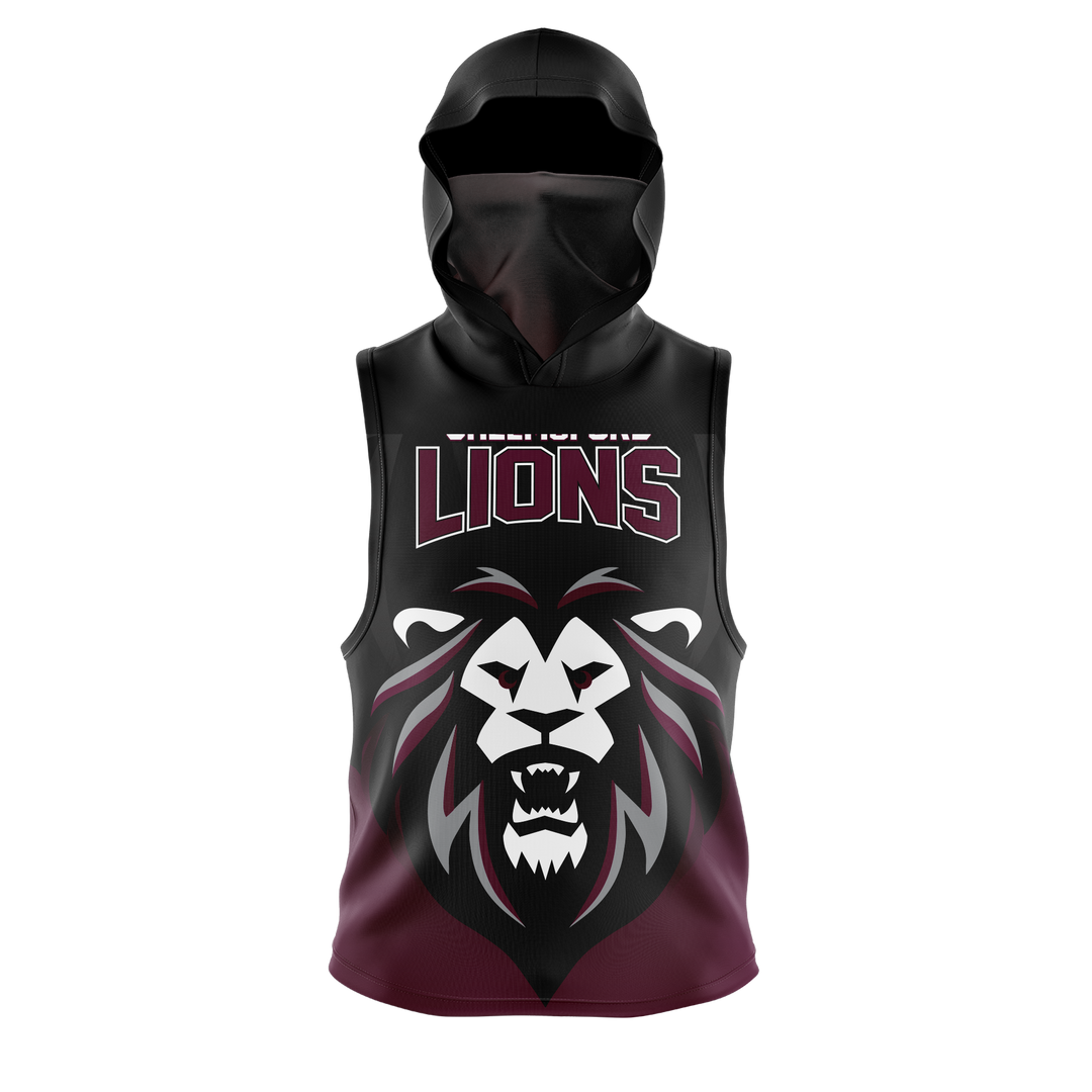 Men's Sleeveless Gaiter Hoodie