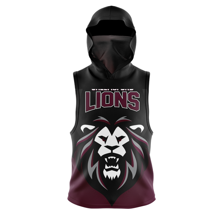 Men's Sleeveless Gaiter Hoodie