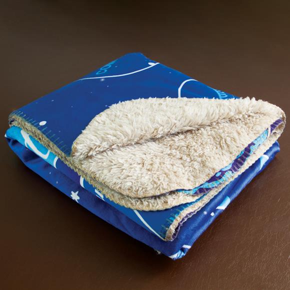 Custom Sublimated 60x80 Sherpa Blanket