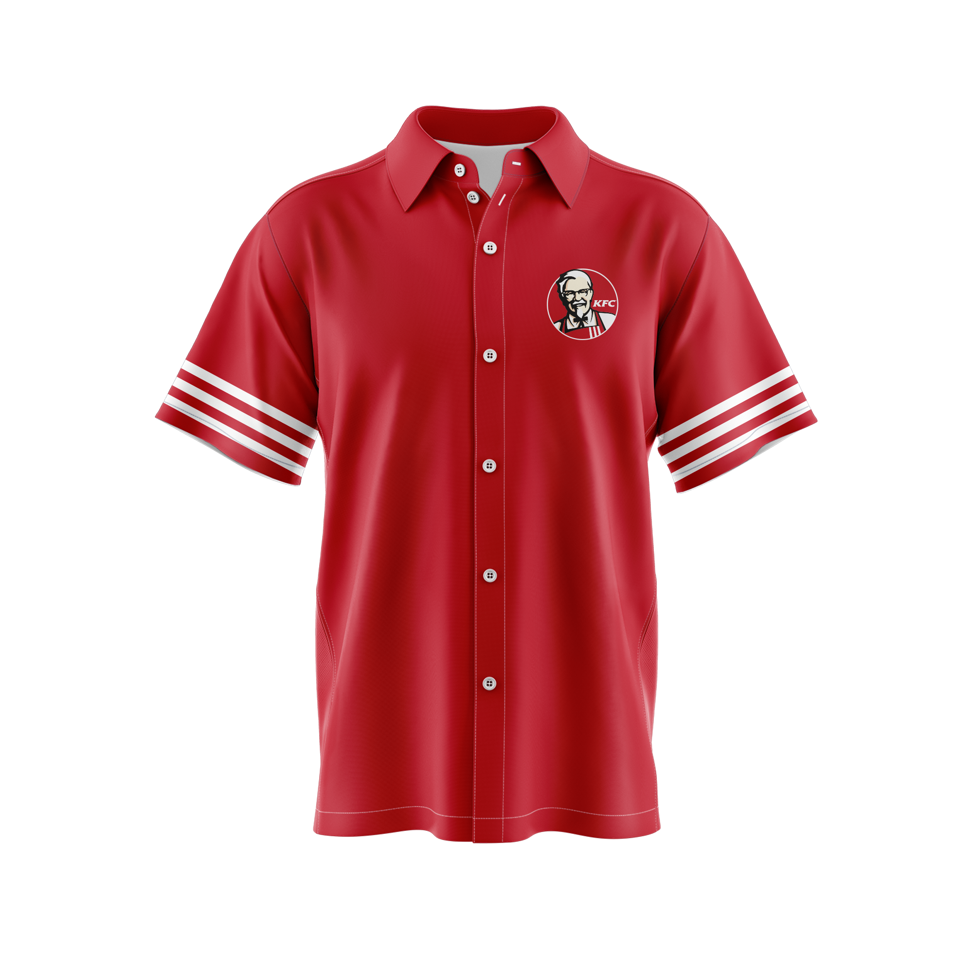 Kfc Red Baseball Jersey - T-shirts Low Price