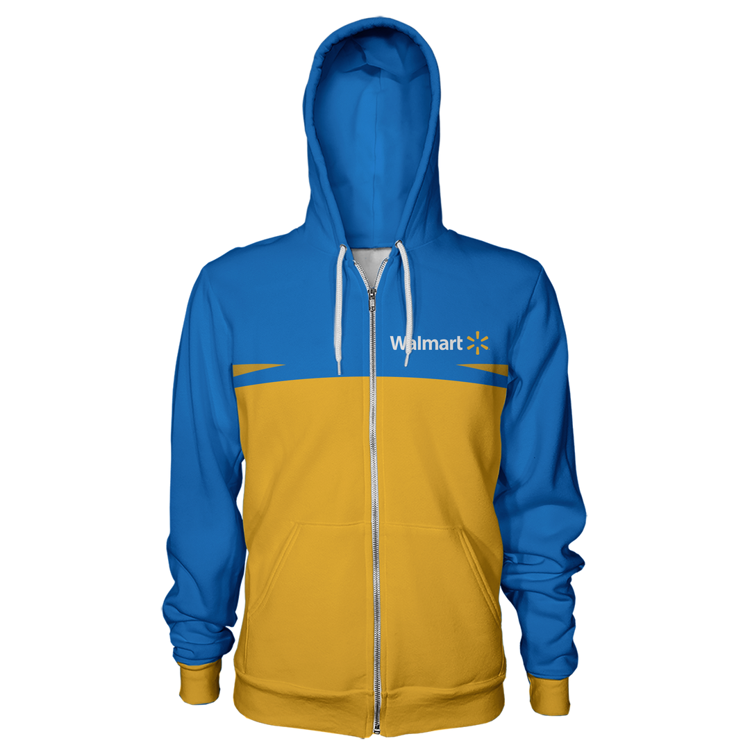 Unisex Zip-Up Pullover Hoodie