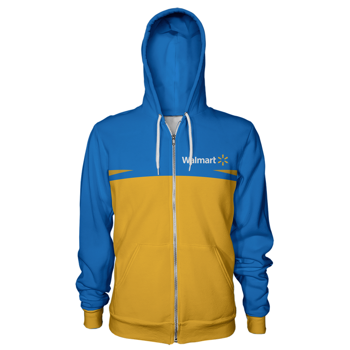 Unisex Zip-Up Pullover Hoodie