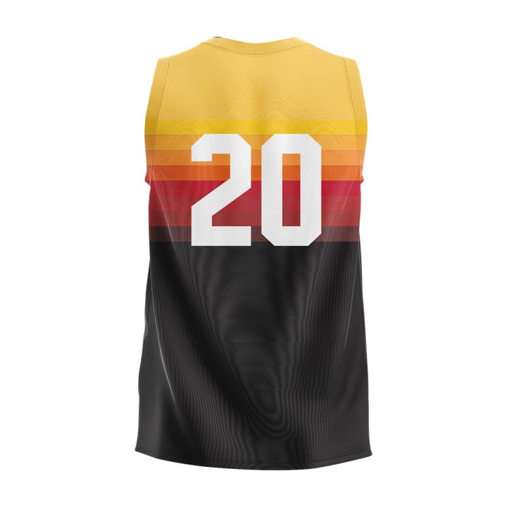 Reversible Basketball Sleeveless Jersey Sample