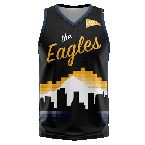Custom Sleeveless Basketball Jersey VNeck by UBX Inc.