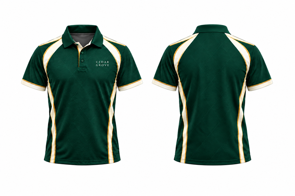 Golf Polo - front and back