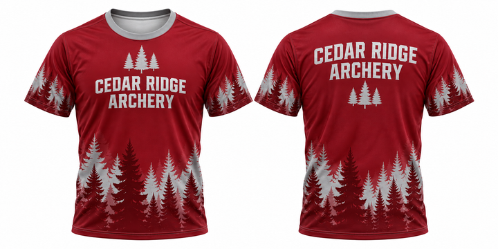 Archery Jersey Tee - front and back