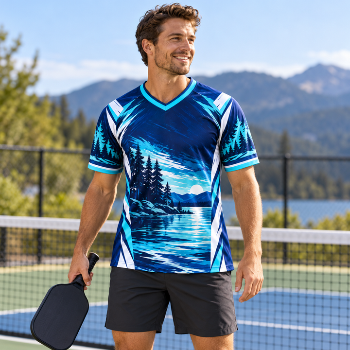 Pickleball Jersey - V-Neck - lifestyle