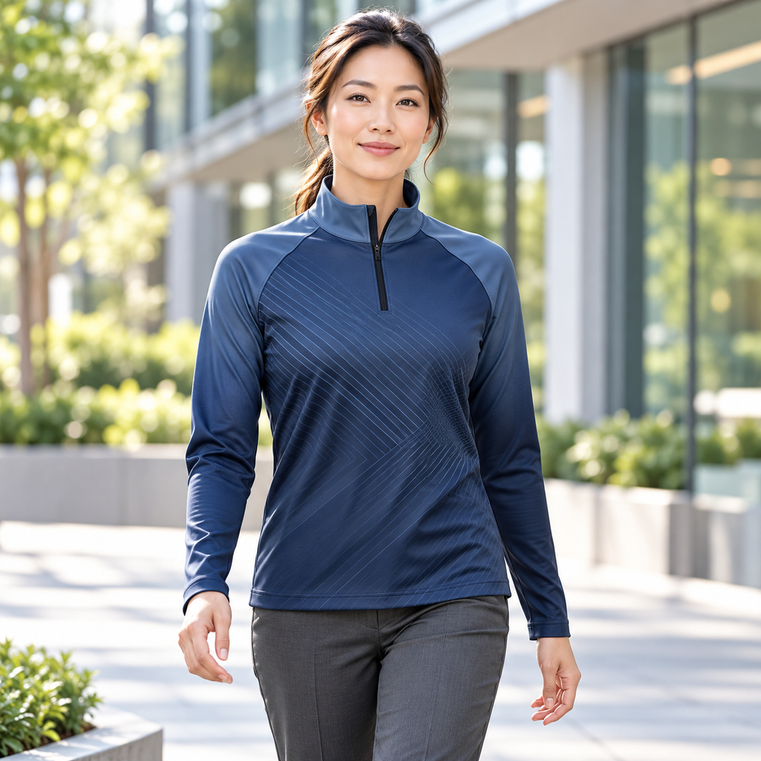 Unisex Quarter-Zip Jacket - lifestyle