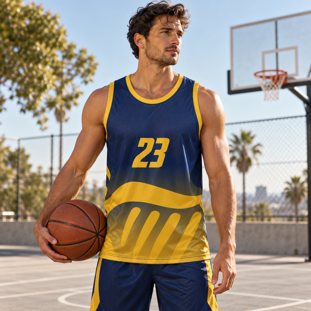 Sleeveless Basketball Jersey Crewneck - lifestyle
