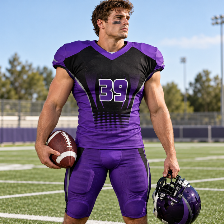 Football Fitted Jersey - lifestyle