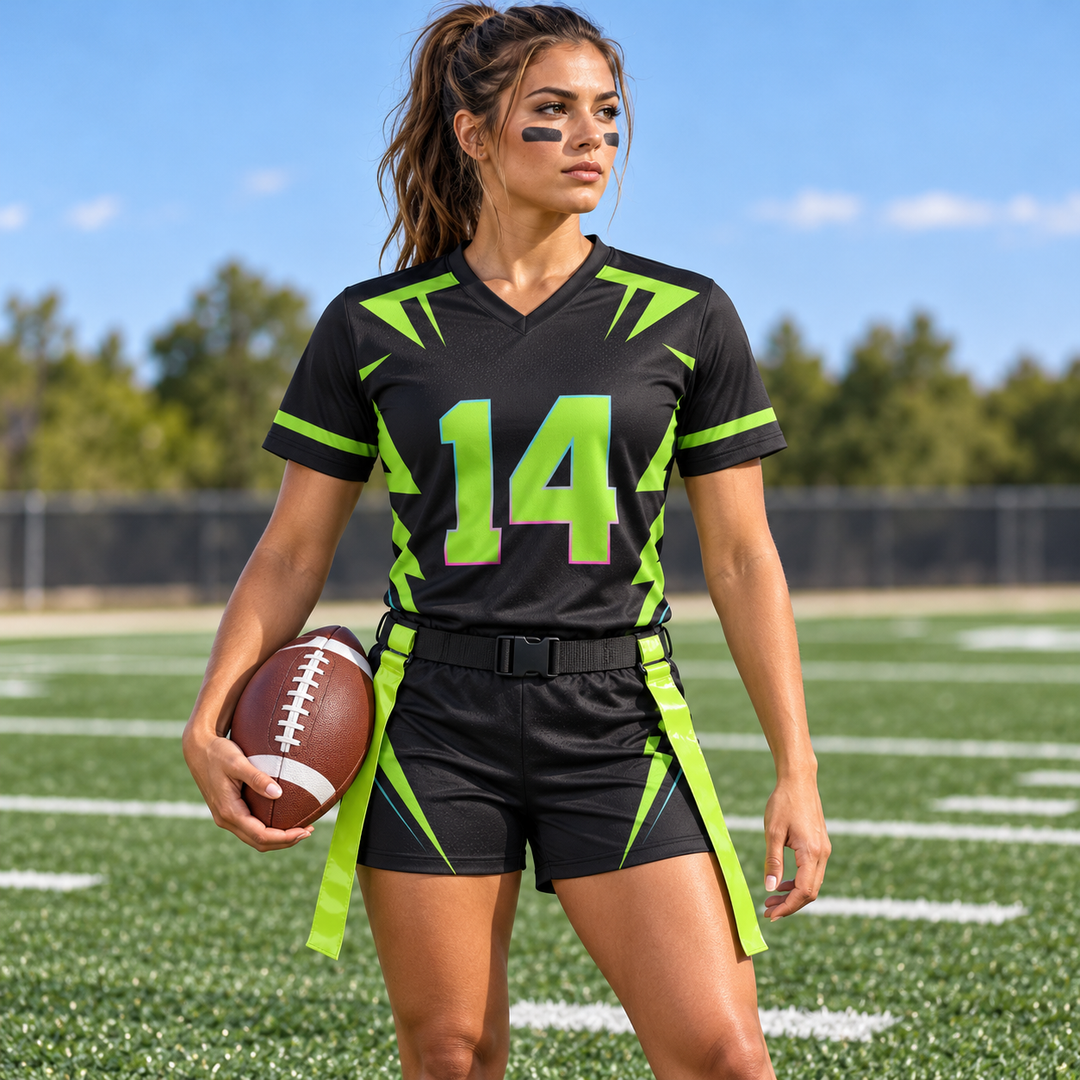 Flag Football Jersey - V-Neck - lifestyle