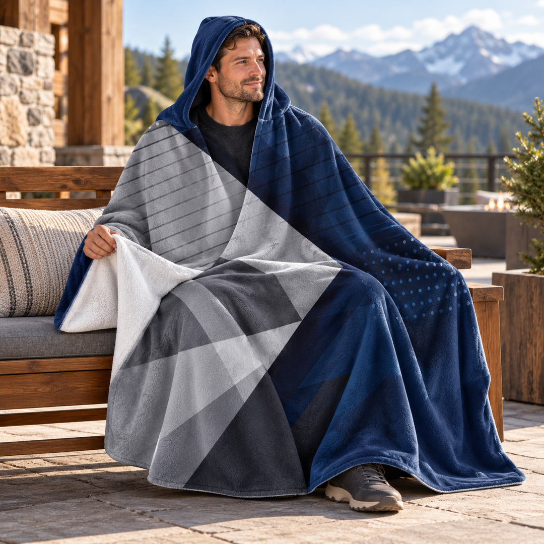 Hooded Blanket - 60"X80" - lifestyle