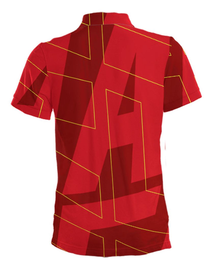 Custom sublimated pickleball polo, back