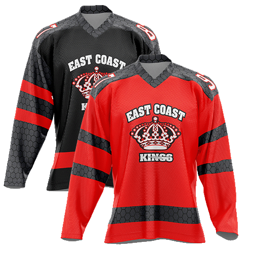 Custom Sublimated Reversible Hockey V-Neck Jersey by UBX Inc.