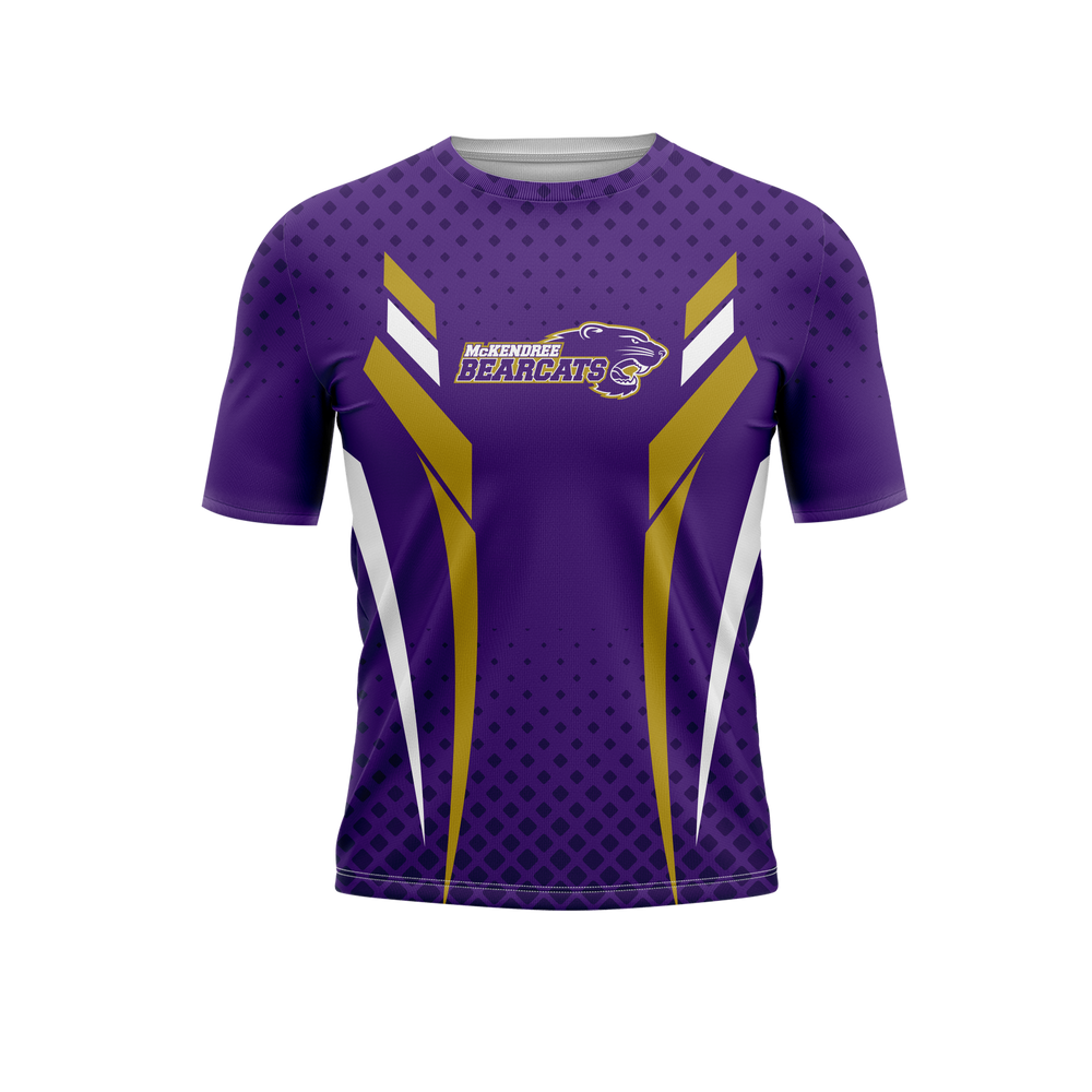 Custom Sublimated Men's 3/4 Sleeve T-Shirt by UBX Inc.