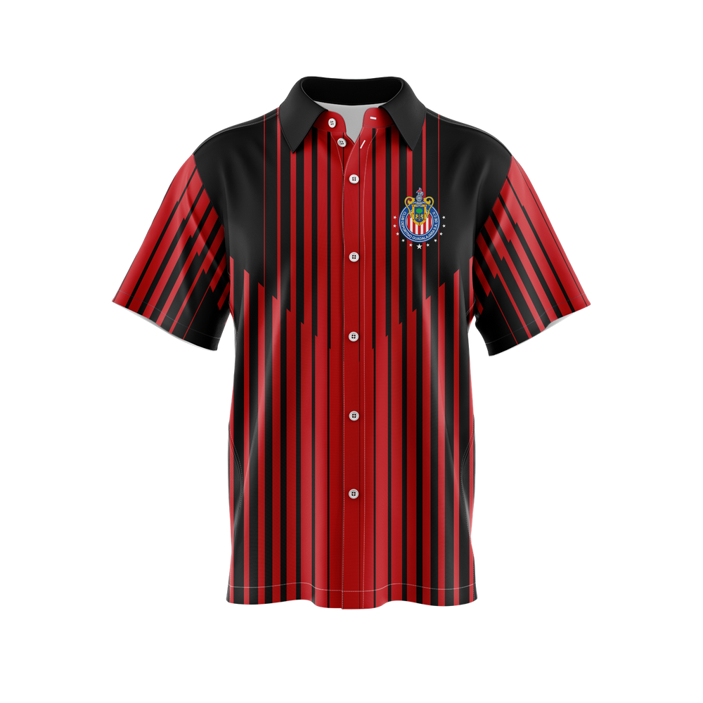 Custom Sublimated Men's Button-Up Shirt by UBX Inc.