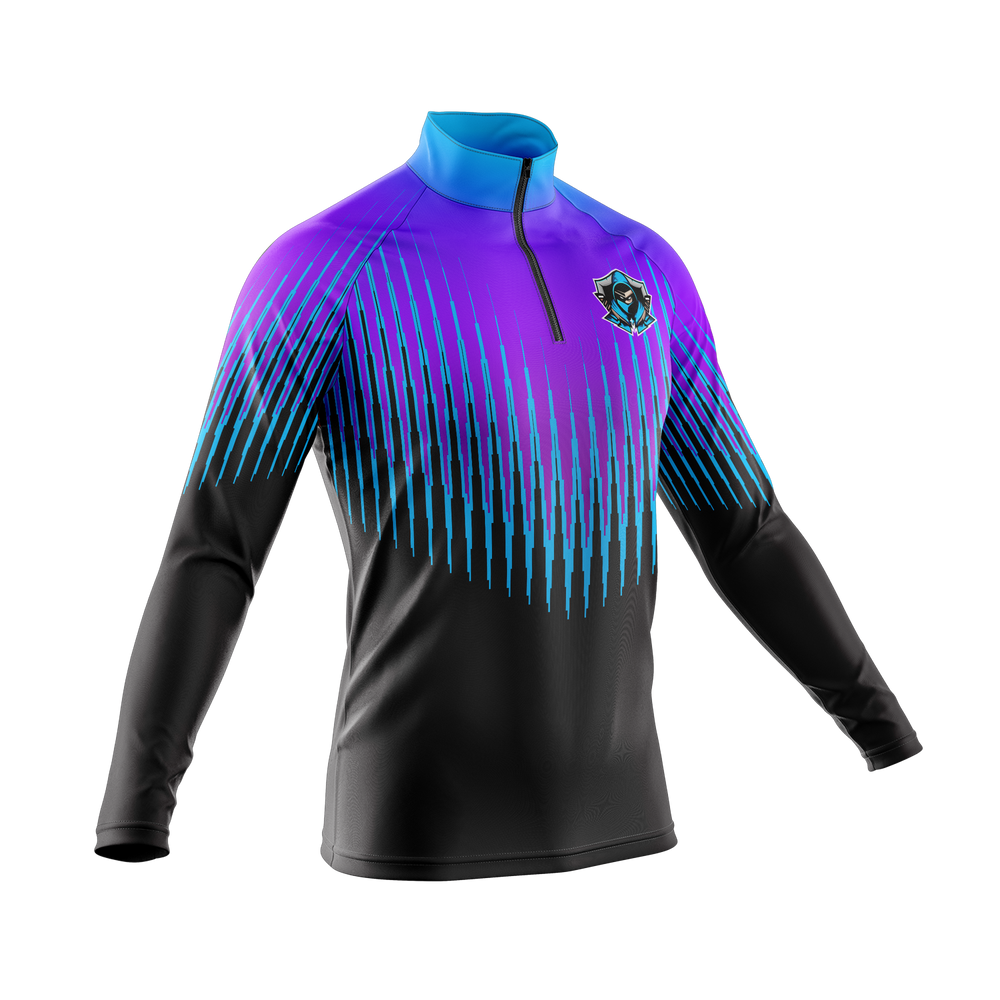Custom Sublimated Unisex Quarter-Zip Jacket by UBX Inc.