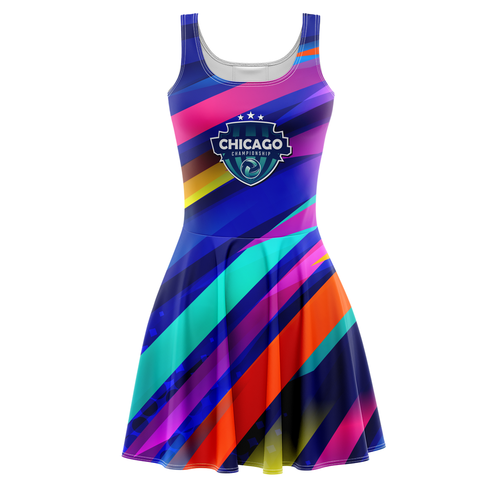 Custom Sublimated Women's Skater Dress by UBX Inc.
