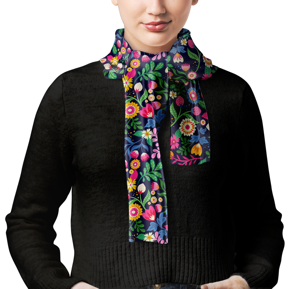 Custom Premium Full Color Chiffon 28"x56" Scarves by UBX Inc.