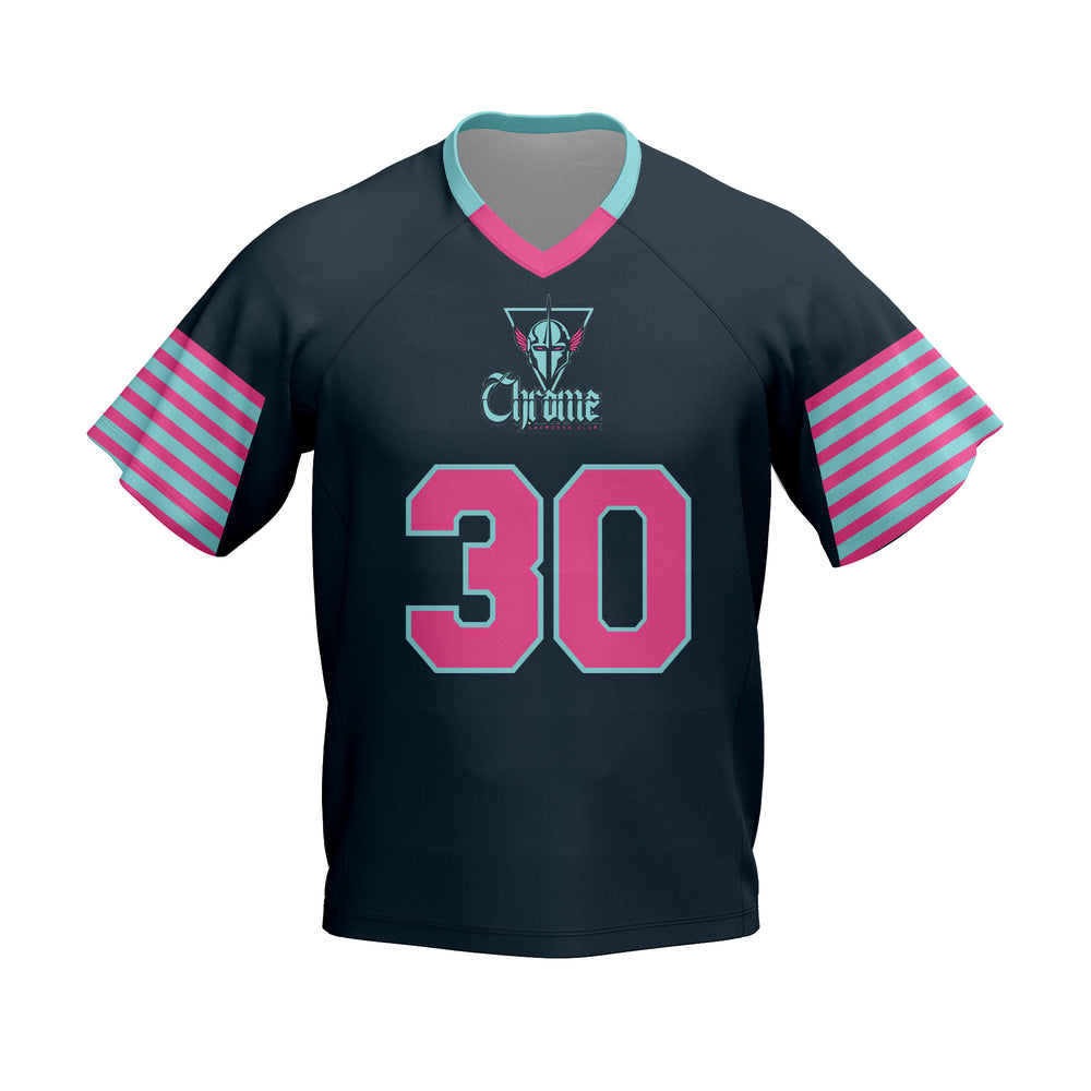 Custom Sublimated Lacrosse Short Sleeve Jersey by UBX Inc.