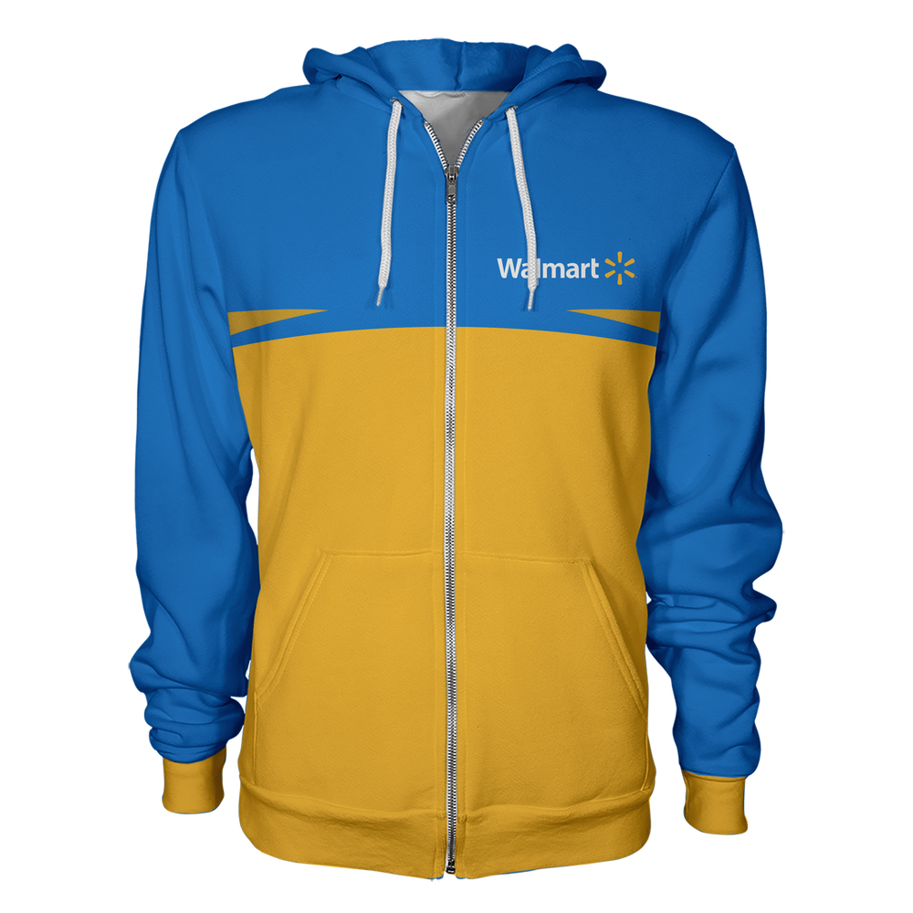 Custom Sublimated Unisex Zip-Up Pullover Hoodie by UBX Inc.